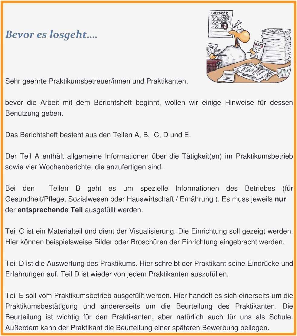 Berichtsheft Vorlage Fachkraft Für Lagerlogistik Genial Berichtsheft Vorlage Word 14 Ausbildungsnachweis Mfa