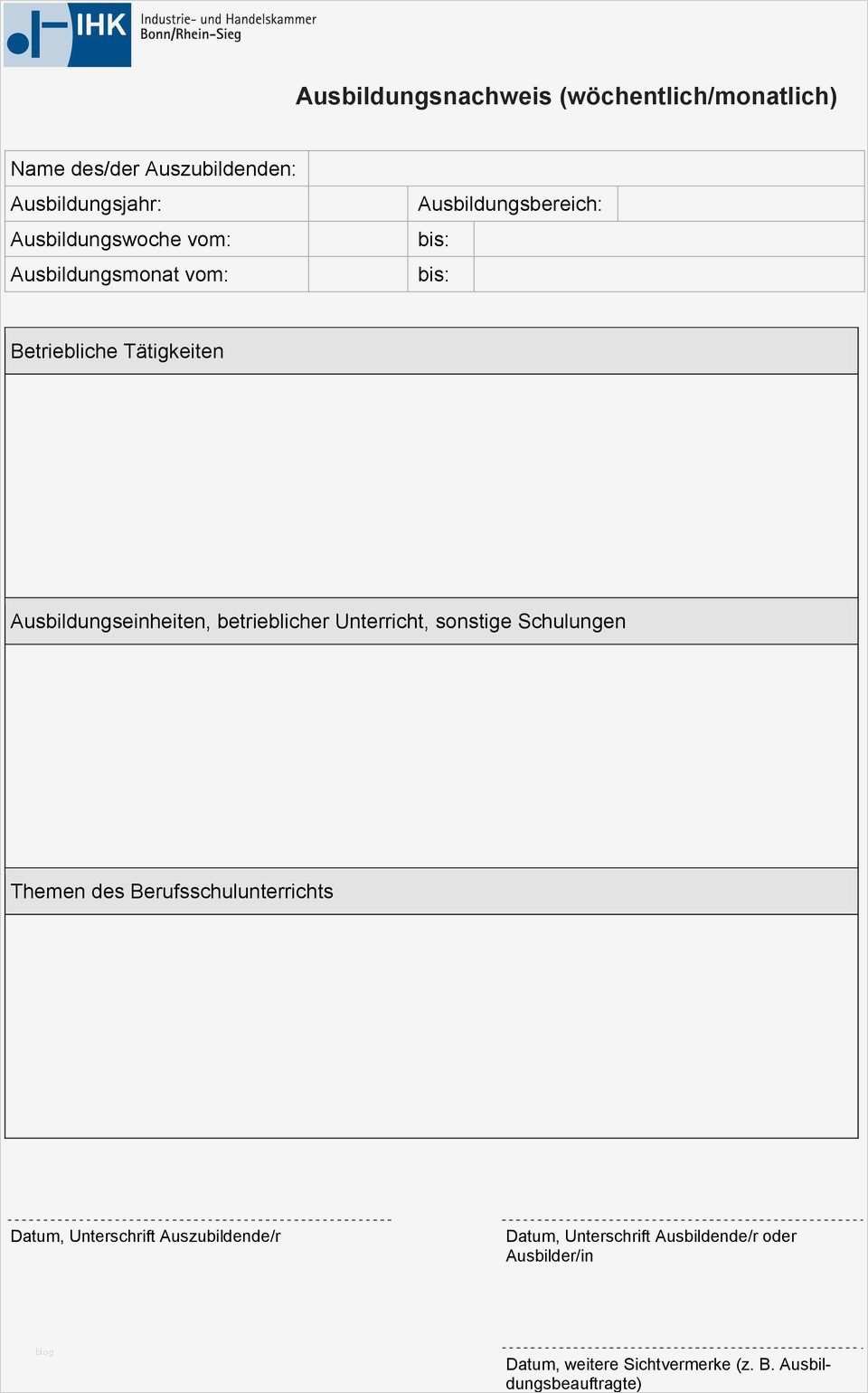 Berichtsheft Vorlage Fachkraft Für Lagerlogistik Schönste Der Ausbildungsnachweis Informationen Zur Ausbildung Von