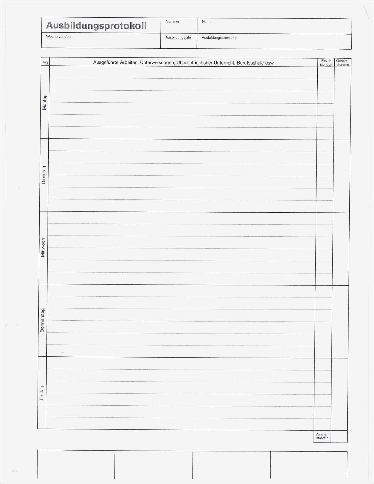 Berichtsheft Wochenbericht Vorlage Pdf Inspiration Inspirierend Fotos Von Berichtsheft Mfa Muster