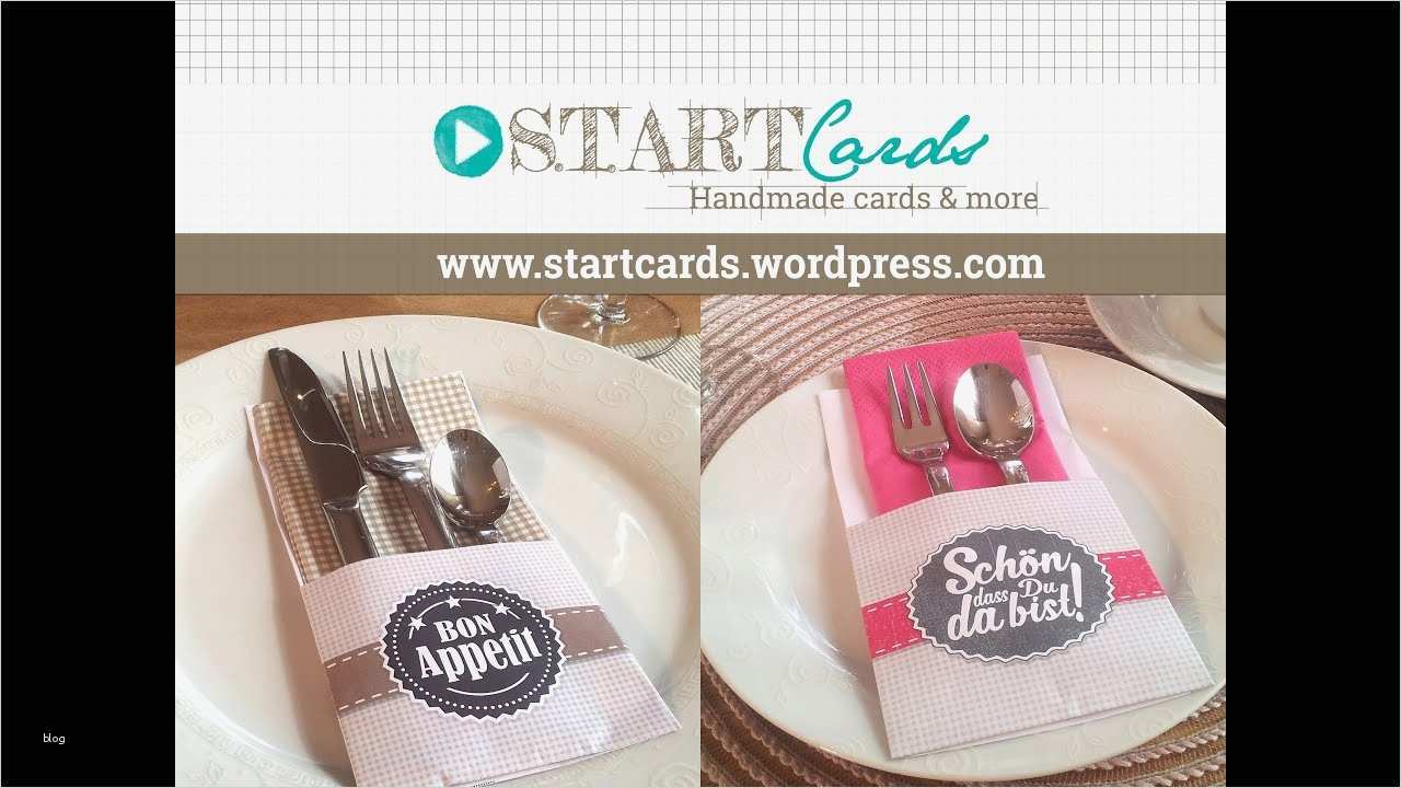 Bestecktasche Papier Vorlage Beste Diy Bestecktaschen Falten Anleitung
