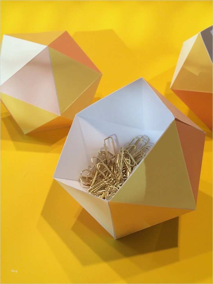 Bestecktasche Papier Vorlage Elegant Printable Für Kleine Geometrische Schalen Aus Papier