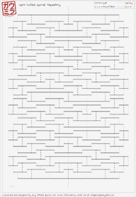 Bestecktasche Papier Vorlage Erstaunlich Diy Vorlage 13 X 7 Spirale Tapestry Kirigami Papier Von