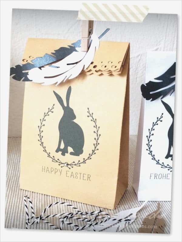 Bestecktasche Papier Vorlage Gut Diy Schnelle Ostergeschenktüte Aus Einem Briefumschlag