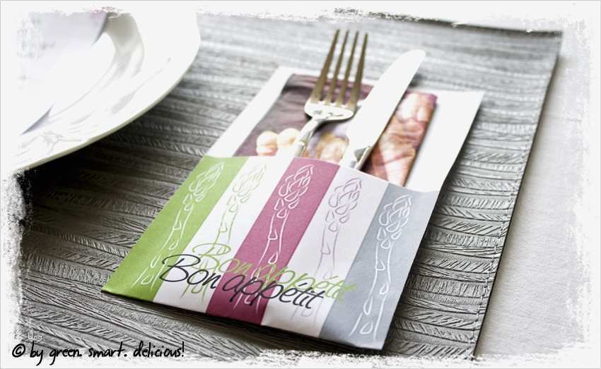 Bestecktasche Papier Vorlage Wunderbar Dekoration