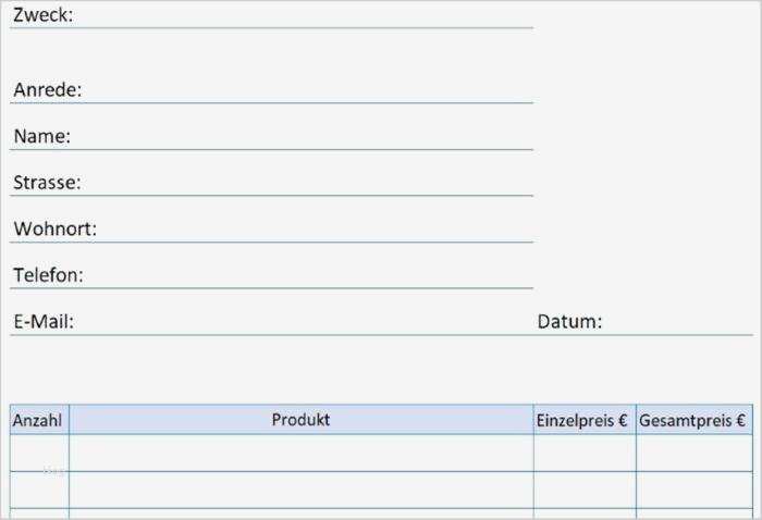 Bestellformular Vorlage Pdf Luxus Bestellformular Vorlage Download