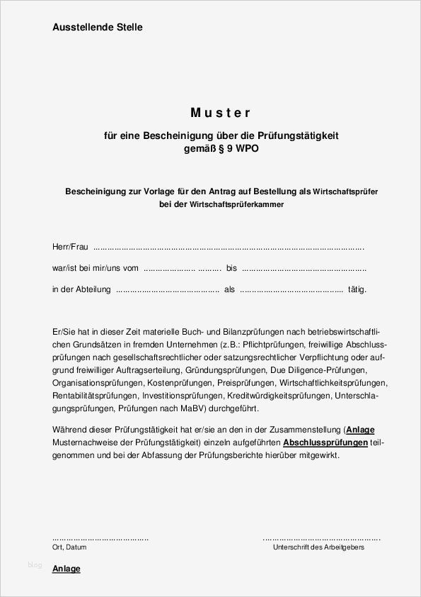 Bestellung Vorlage Muster Erstaunlich Bestellung Wiederbestellung Wirtschaftsprüferkammer