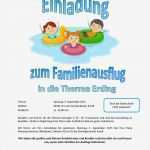 Betriebsausflug Planen Vorlage Süß Einladung Zum Familienausflug Bildung & soziales News