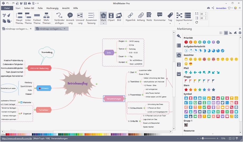 Betriebsausflug Planen Vorlage Süß Kostenlose Mindmap Vorlagen Für Veranstaltungsplan