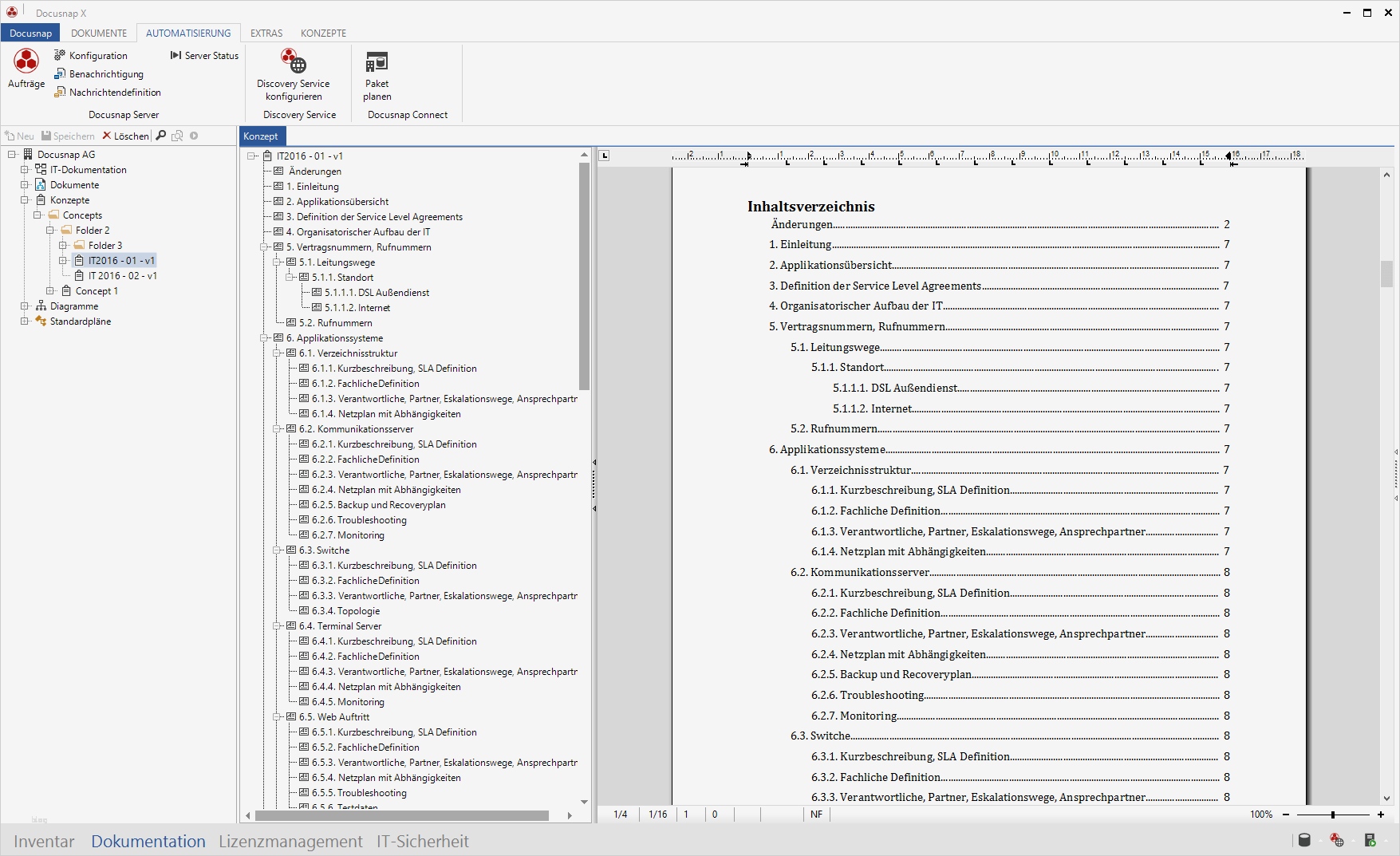 Betriebshandbuch Itil Vorlage Süß It Handbuch Und It Notfallhandbuch Mit Docusnap Erstellen