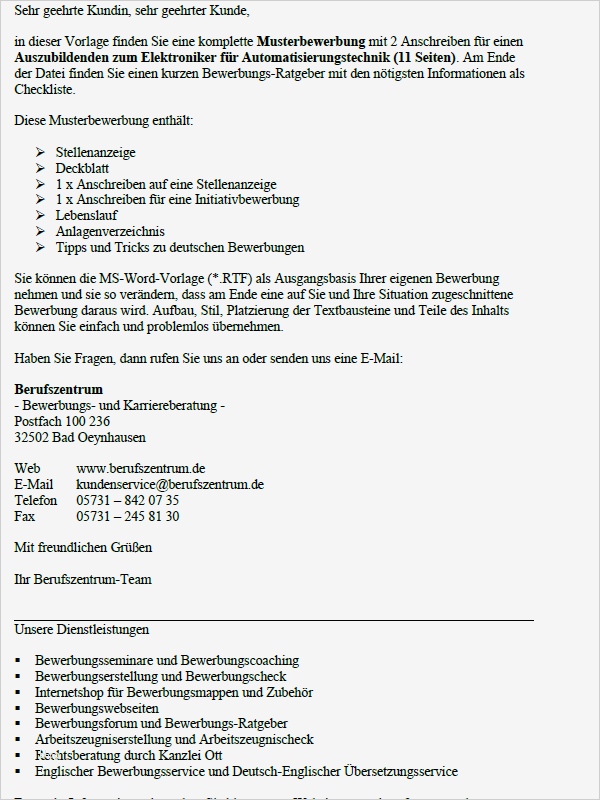 Bewerbung Als Elektriker Vorlage Erstaunlich Bewerbung Elektroniker Für Automatisierungstechnik