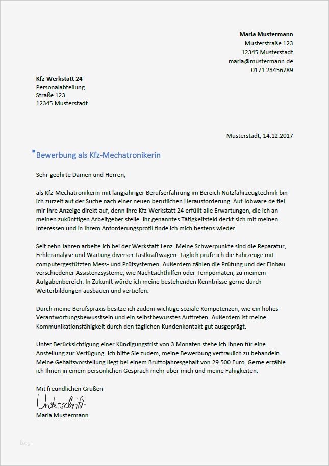 Bewerbung Als Kfz Mechatroniker Praktikum Vorlage Cool Bewerbung Als Kfz Mechatroniker Tipps Und Bewerbungsmuster