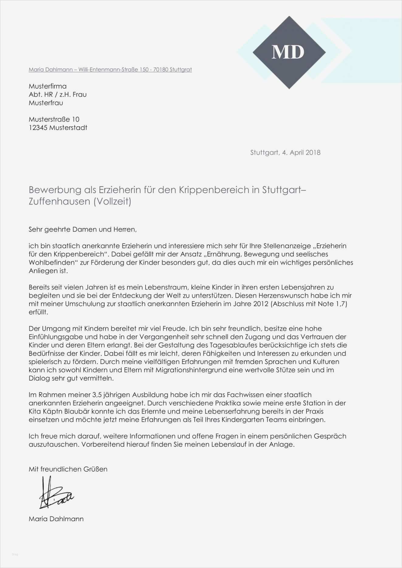 Bewerbung Für Ein Fsj Vorlage Genial Bewerbung Fsj Vorlage Bewerbung Schreiben Fsj 4