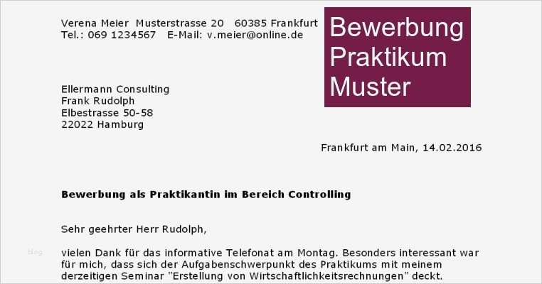Bewerbung Für Ein Schülerpraktikum Muster Vorlage Best Of Bewerbung Praktikum Muster Download