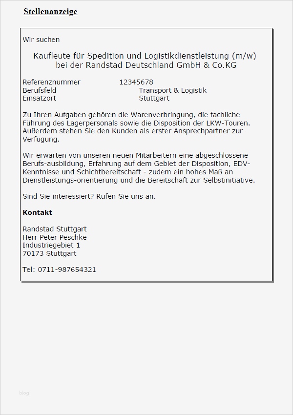 Bewerbung Kaufmann Für Spedition Und Logistikdienstleistung Vorlage Bewundernswert Bewerbung Speditionskauffrau Berufseinsteiger sofort