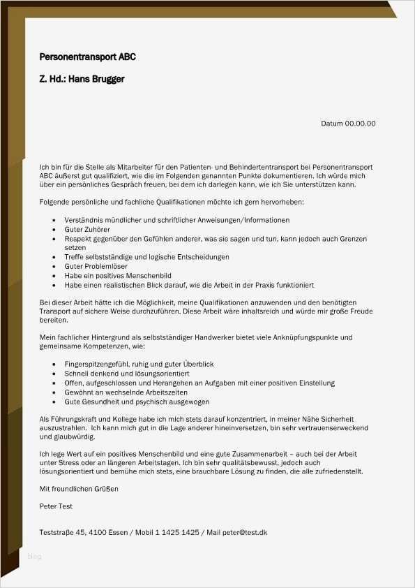 Bewerbung Kraftfahrer Vorlage Wunderbar Kraftfahrer M W Für Patienten Und Behindertentransport