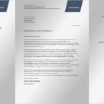 Bewerbung Modern Vorlage Einzigartig Bewerbung Muster & Vorlagen Kostenlos Herunterladen