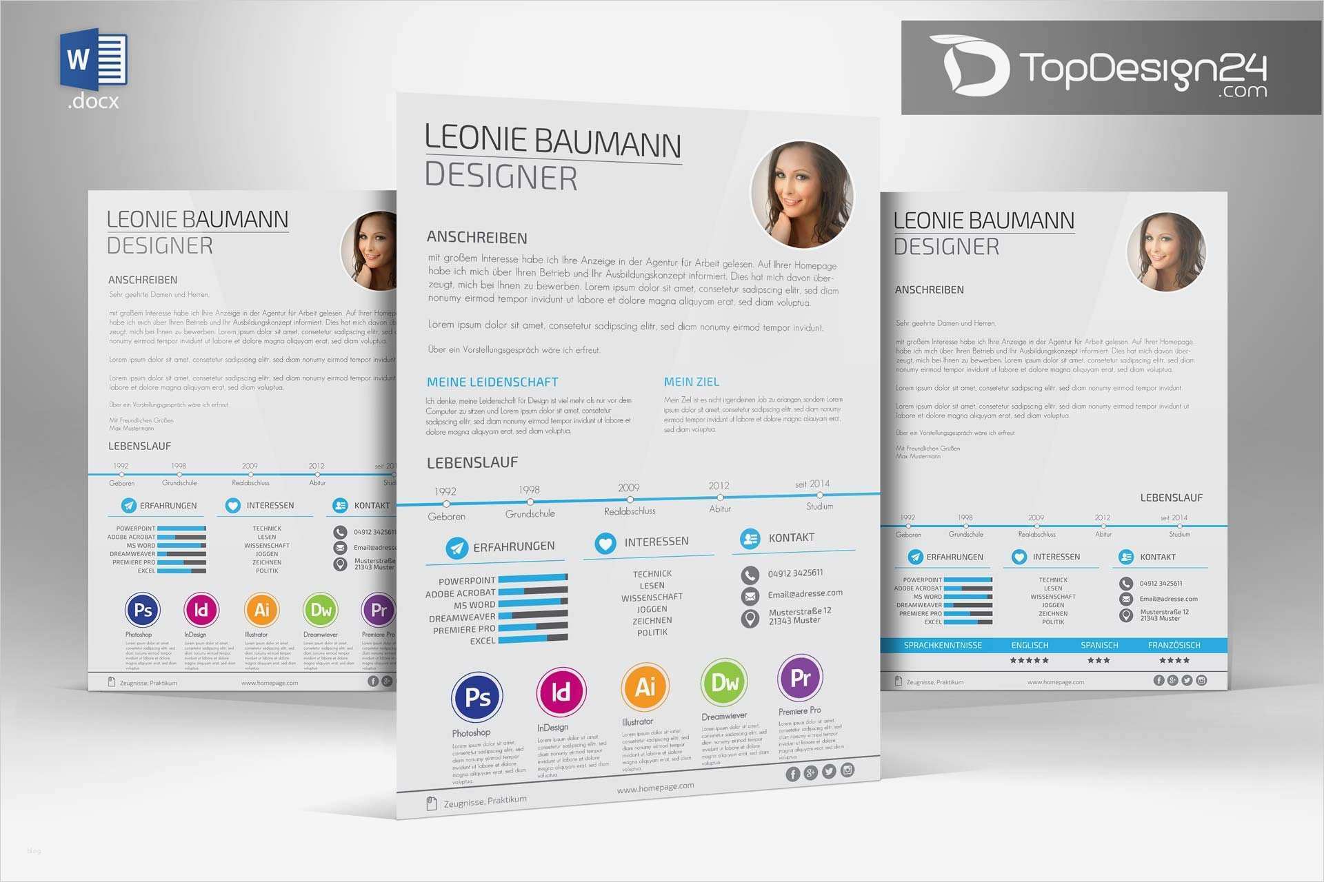 Bewerbung Modern Vorlage Großartig Email Bewerbung Muster topdesign24 Bewerbungsvorlagen