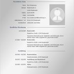 Bewerbung Modern Vorlage Wunderbar Lebenslauf Muster & Vorlagen Für Bewerbung 2018