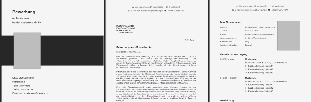 Bewerbung Schreiben Word Vorlage Hübsch Bewerbung Muster & Vorlagen Kostenlos Herunterladen
