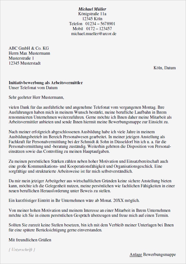 Bewerbung Vermittlungsvorschlag Vorlage Gut Bewerbungsschreiben Muster Bewerbungsschreiben Jobcenter
