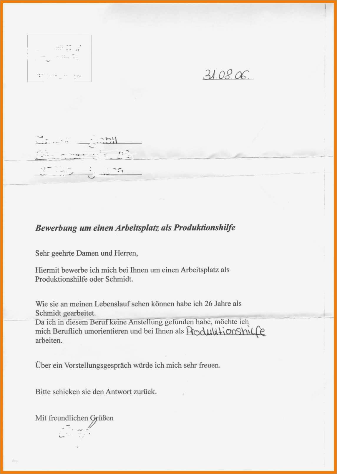 Bewerbung Vermittlungsvorschlag Vorlage Wunderbar 12 formloses Anschreiben