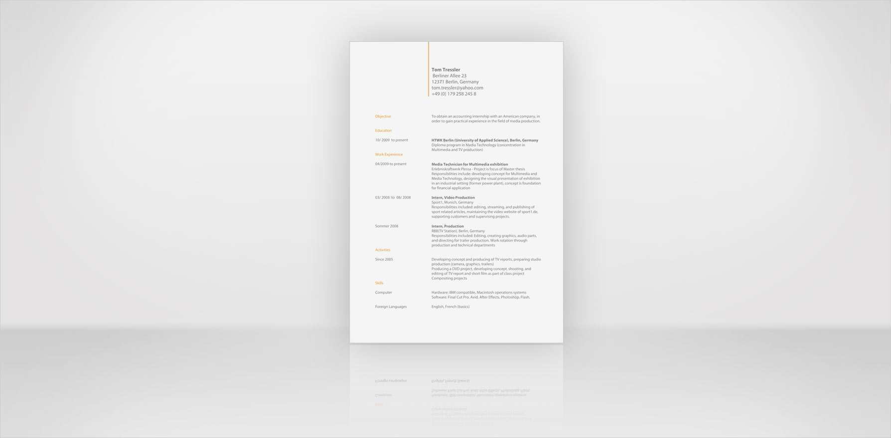 Bewerbung Vorlage Lebenslauf Süß Anschreiben Bewerbung Englisch Coverletter Example Cv Muster