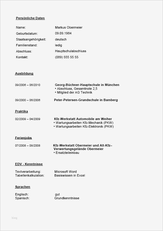 Bewerbung Zum Kfz Mechatroniker Ausbildung Vorlagen Cool Bewerbung Ausbildung Zum Kfz Mechatroniker Kostenlose Vorlage