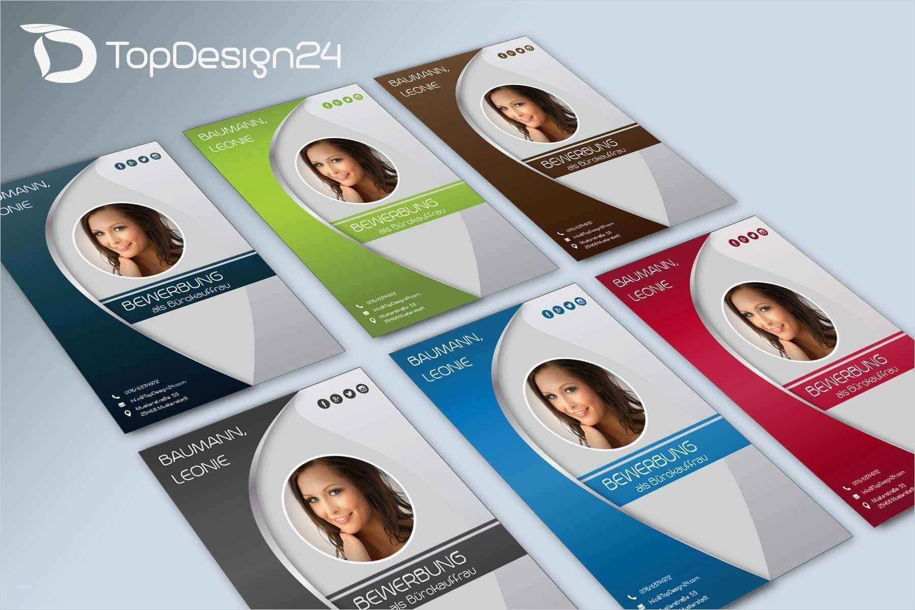 Bewerbungsmappe Deckblatt Vorlage Schön Bewerbung Deckblatt Vorlage topdesign24 Bewerbungen