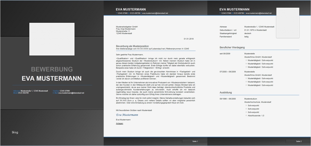 Bewerbungsmuster Word Vorlage Wunderbar Bewerbung Kostenlose Vorlagen Muster Beispiele & Tipps 2018