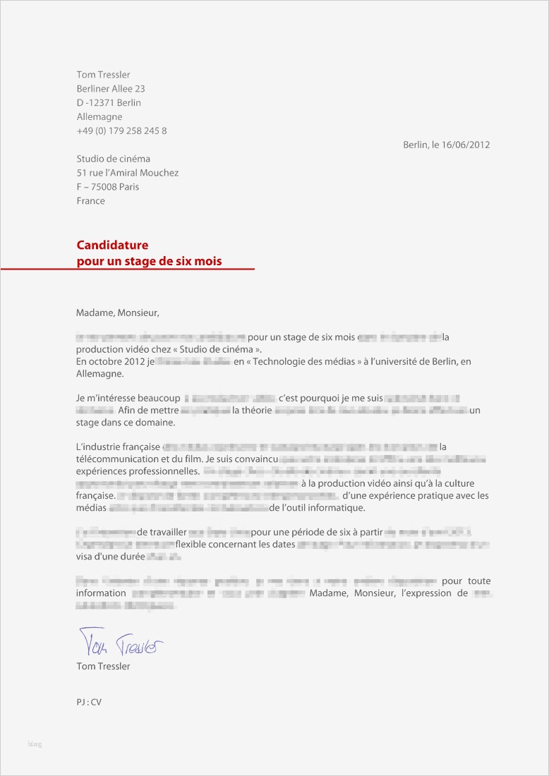 Bewerbungsschreiben Praktikum Französisch Vorlage Genial Bewerbung Franzoesisch Muster