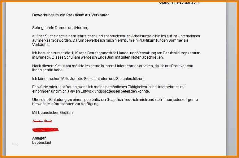 Bewerbungsschreiben Schülerpraktikum Vorlage Wunderbar 9 Bewerbung Kita Praktikum