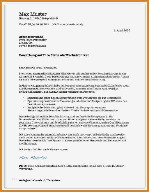 Bewerbungsschreiben Vorlage Kostenlos Muster Fabelhaft 13 Bewerbung Muster Pdf