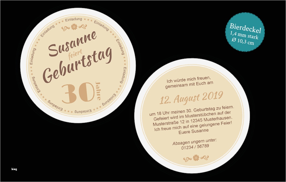 Bierdeckel Gestalten Vorlage Erstaunlich Besondere Geburtstagseinladung Als Bierdeckel
