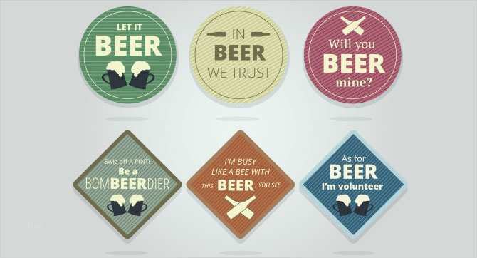 Bierdeckel Gestalten Vorlage Erstaunlich Individuelle Bierdeckel Echte Hingucker Für Den Nächsten