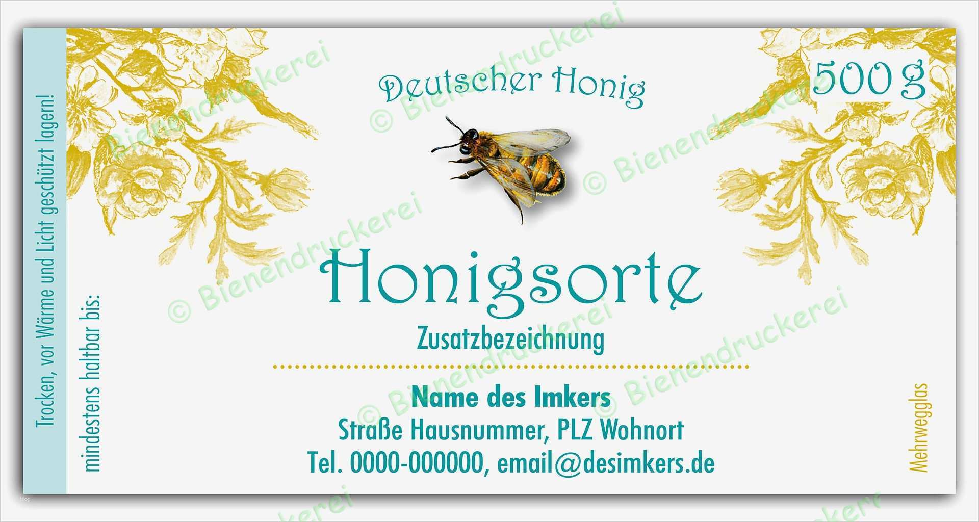 Bierflaschen Etikett Vorlage Schön Bienendruckerei