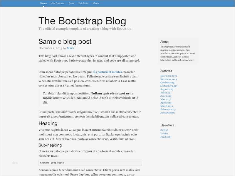 Blog Impressum Vorlage Hübsch Los Geht S · Bootstrap Deutsch