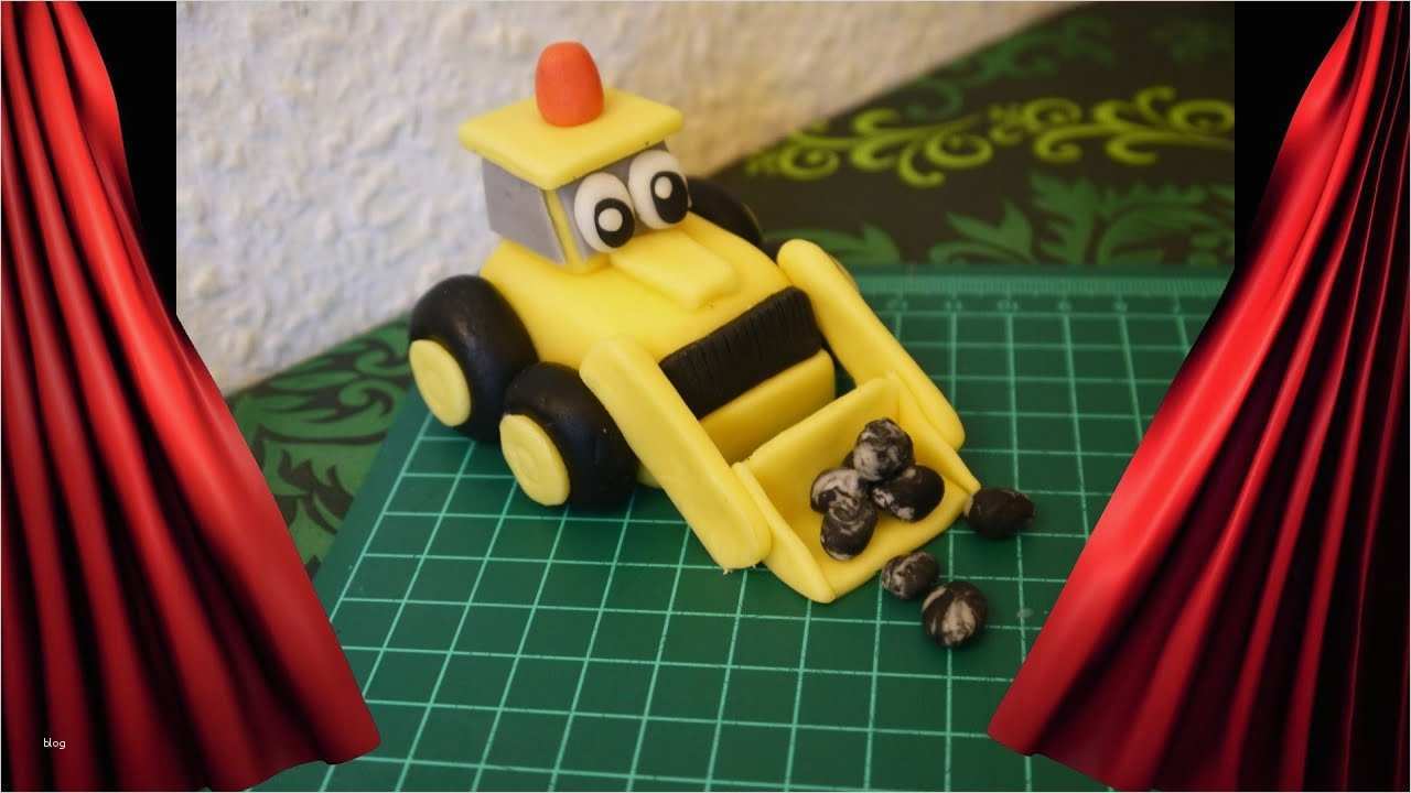 Bob Der Baumeister Vorlage Best Of Bagger Baggi Bob Der Baumeister topper Motivtorte Fondant