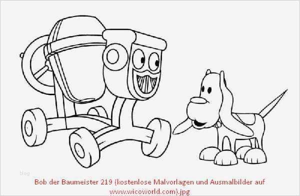 Bob Der Baumeister Vorlage Neu Bob Der Baumeister Ausmalbilder