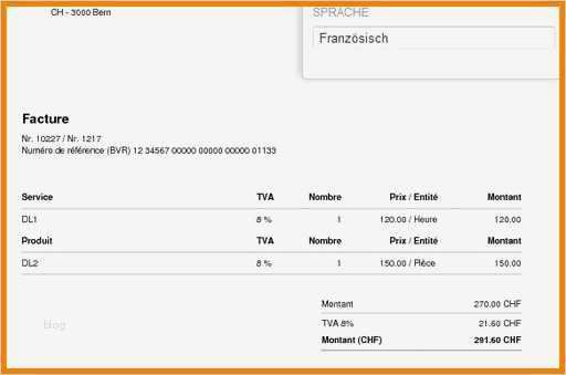 Brief Französisch Vorlage Neu 11 Rechnung Französisch