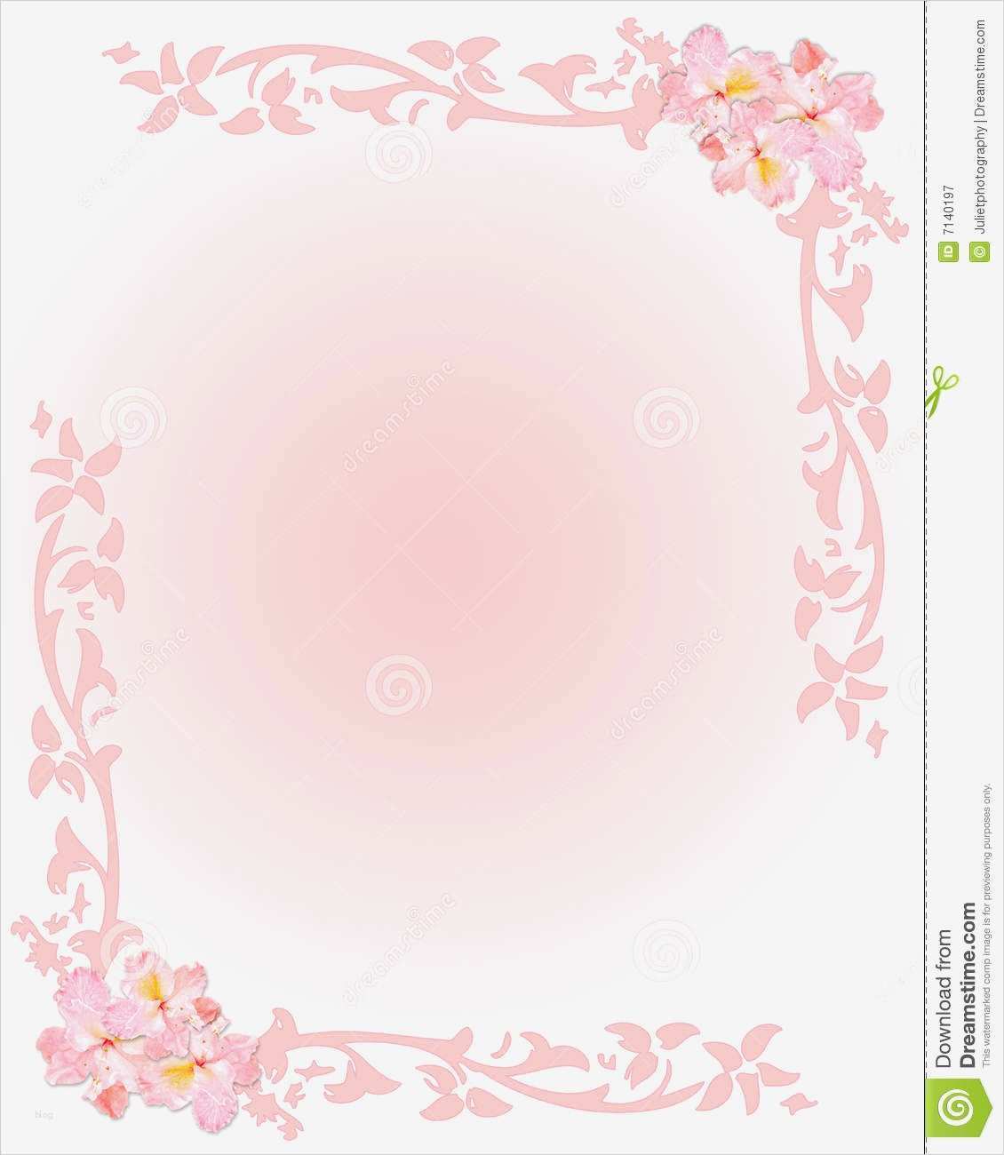 Briefpapier Geburtstag Vorlagen Kostenlos Großartig Rosafarbenes Briefpapier Mit Blumen Lizenzfreie
