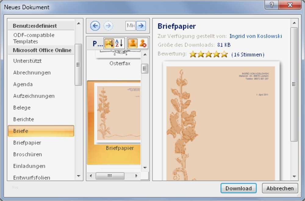 Briefpapier Word Vorlagen Kostenlos Hübsch Word Buntes Briefpapier Und ornamente Pctipp