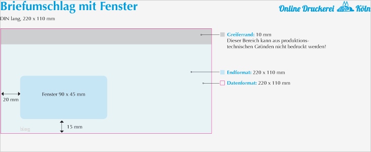 Briefumschlag Mit Fenster Vorlage Best Of Din Lang Briefumschlag Mit Fenster Mit Hks Bedrucken