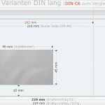 Briefumschlag Mit Fenster Vorlage Großartig Din Lang Größen Briefumschläge Dl Briefbögen Druck