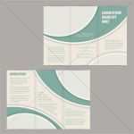 Broschüre Vorlage Download Beste Tri Fold Broschüre Flyer Design Vorlage Lizenzfreies