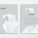 Broschüre Vorlage Download Bewundernswert Broschüre Vorlage Mit Eisbär — Stockvektor © Dianahlevnjak