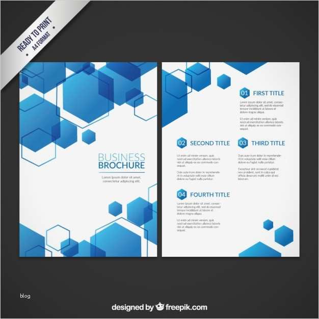 Broschüre Vorlage Download Erstaunlich Geschäft Broschüre Vorlage Mit Blauen Sechsecken