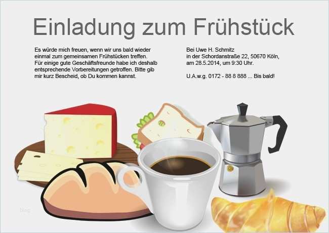 Brunch Gutschein Vorlage Süß Einladung Zum Fruhstuck Vorlage – Travelslow