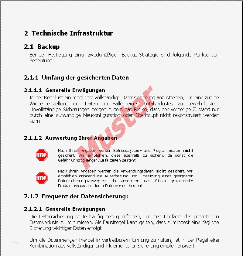 Bsi Datensicherungskonzept Vorlage Cool Der über 50 Seiten Umfassende Abschlußbericht Beinhaltet