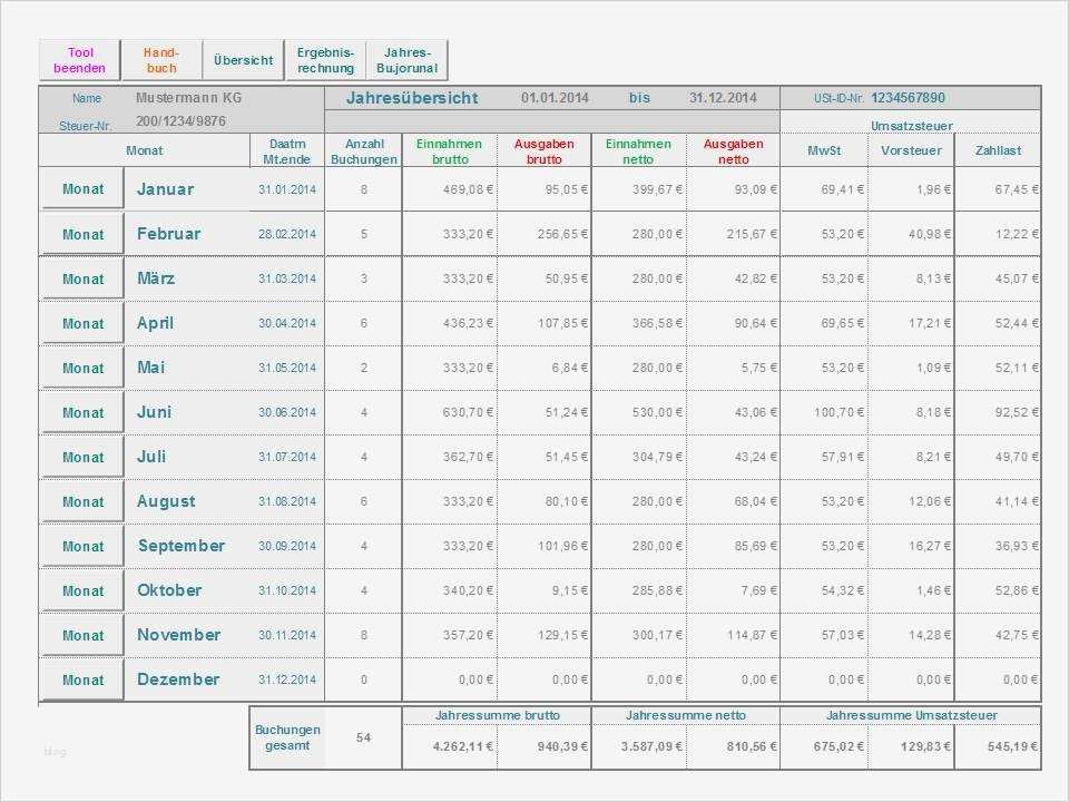 Buchhaltung Journal Excel Vorlage Erstaunlich Excel Einnahmen Überschuss Rechnung EÜr 2 1