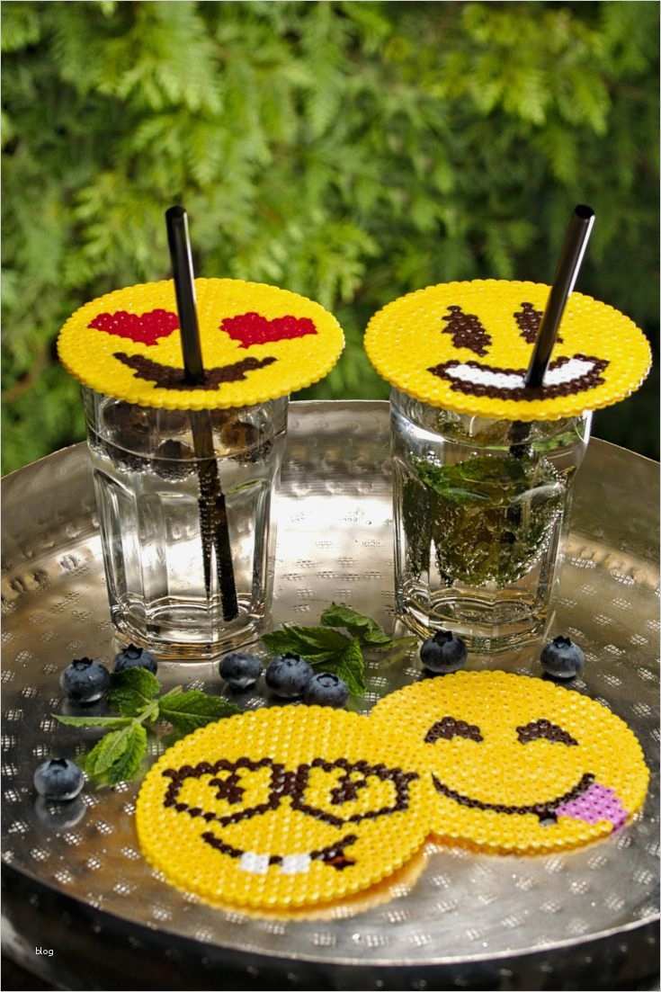 Bügelperlen Untersetzer Vorlagen Beste Emoji Glascover Und Untersetzer Diy